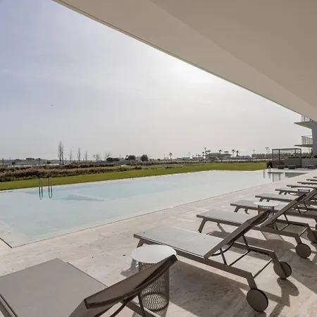公寓 Bayline Algarve Spa, Beachfront & Lagoon View